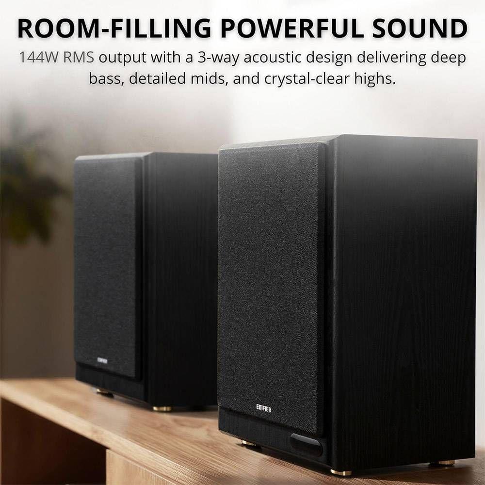 Colunas Hi-Fi EDIFIER R2750DB MKII (144 W - Com fios e sem fios - Preto), miniatura 3