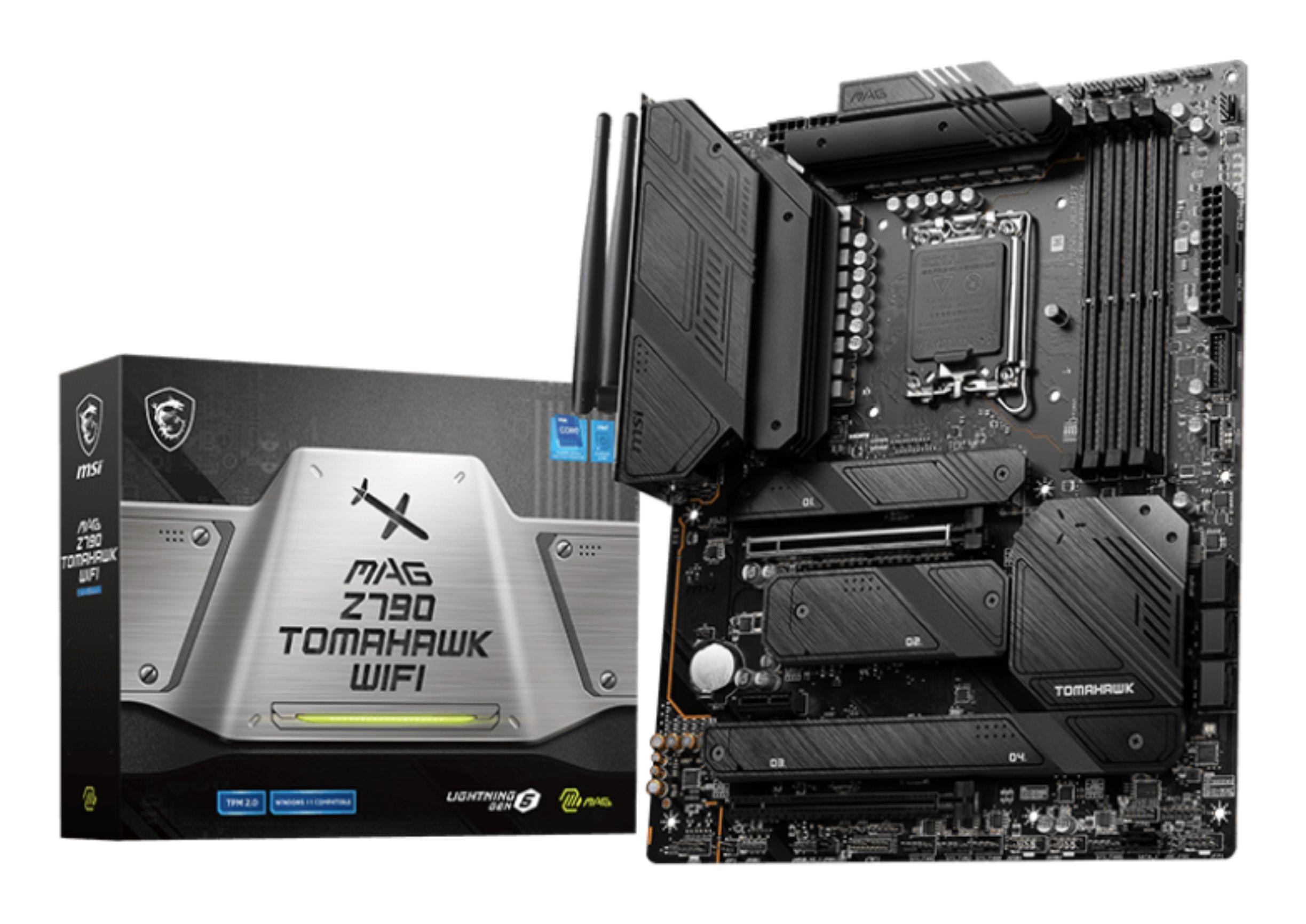 Motherboard MSI MAG Z790 TOMAHAWK WIFI (LGA 1700 - ATX - Duplo canal - Preto)
