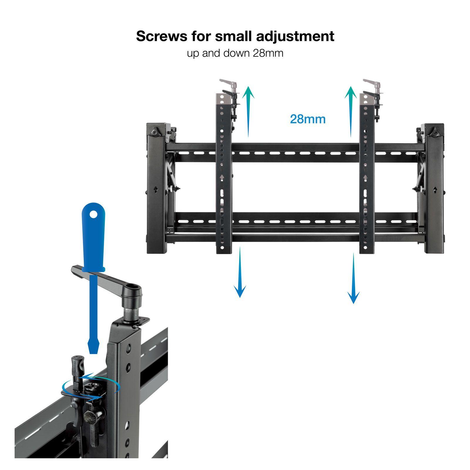 Suporte de Parede para VideoWall TOOQ TQVW5470T (54"-70" - 70 kg - Preto), miniatura 7