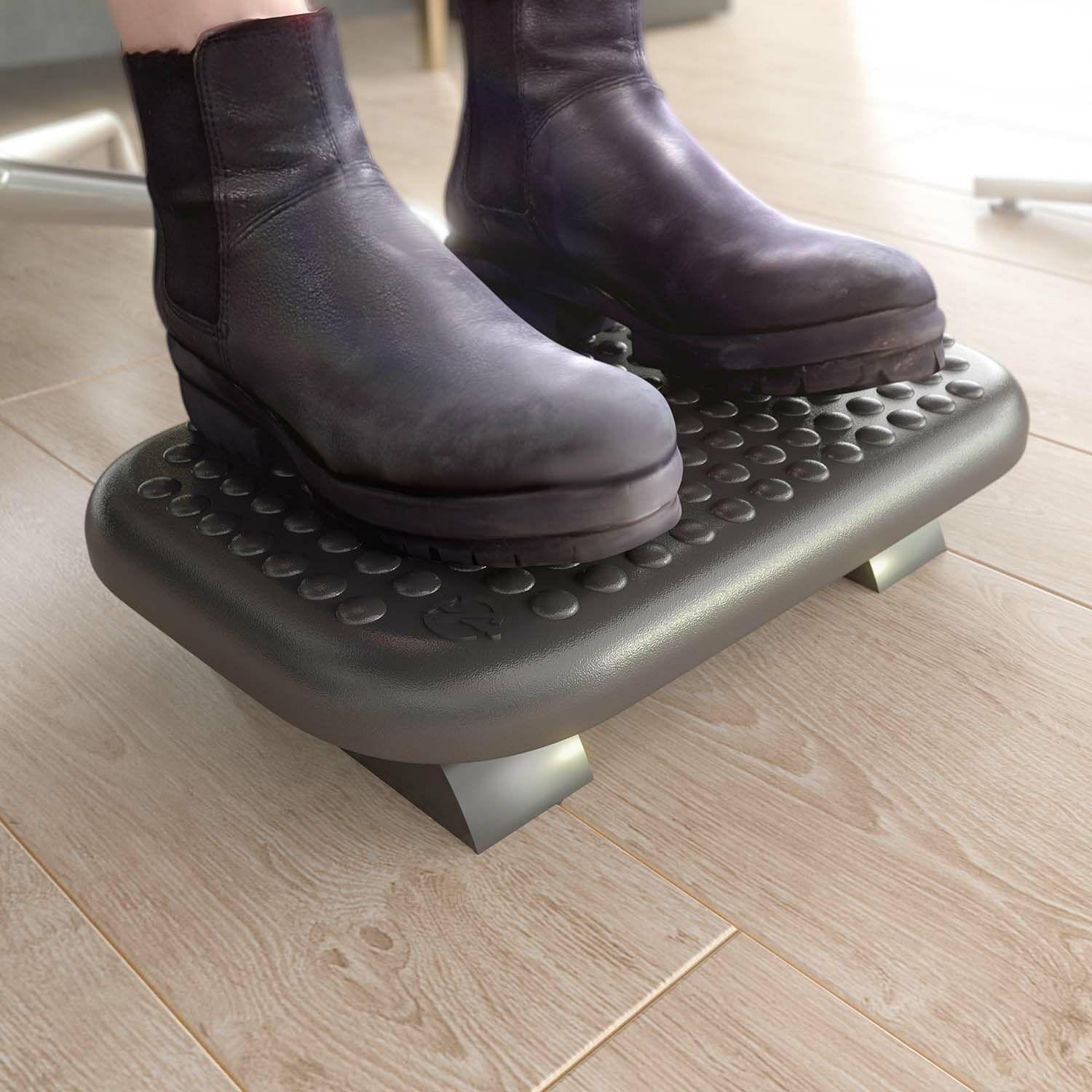Descanso para Pés Ergonómico AISENS FRT01-265 (HIPS - Preto), miniatura 5