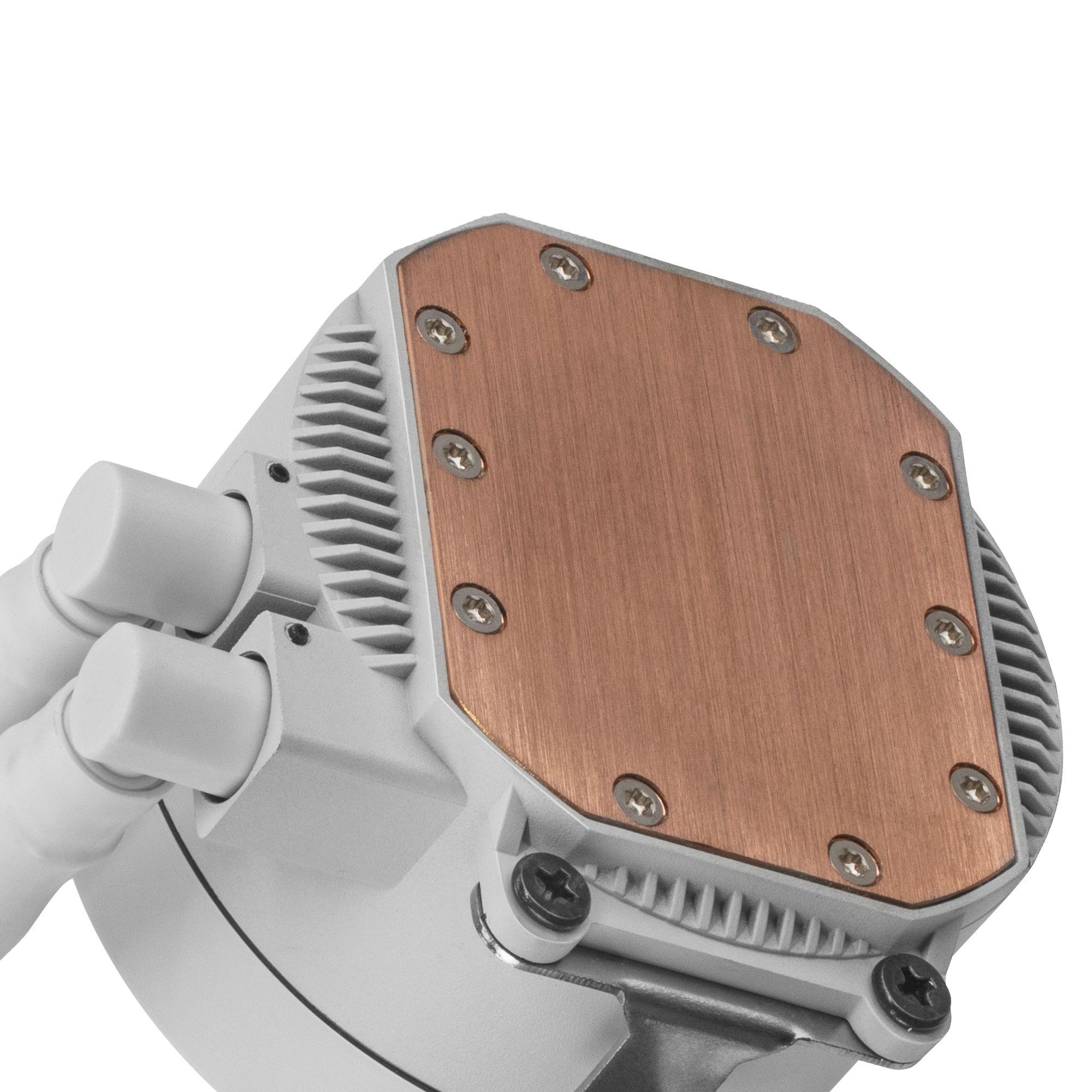 Kit de Arrefecimento Líquido CPU MARS GAMING ML-ONE240 (120 mm - 2 ventoinhas - 1800 RPM - Branco) — miniatura 5