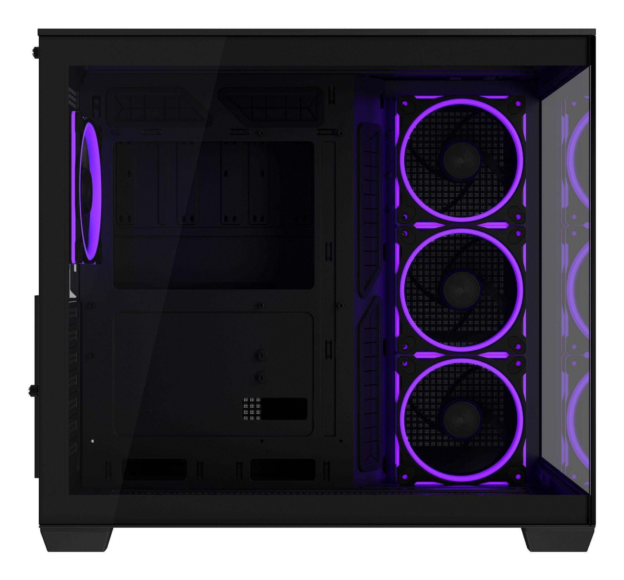 Caixa de PC ASUS A32PLUSTGARGBBLACK (ATX, Micro ATX, Mini-ITX - Midi Tower - Metal - Preto) — miniatura 7