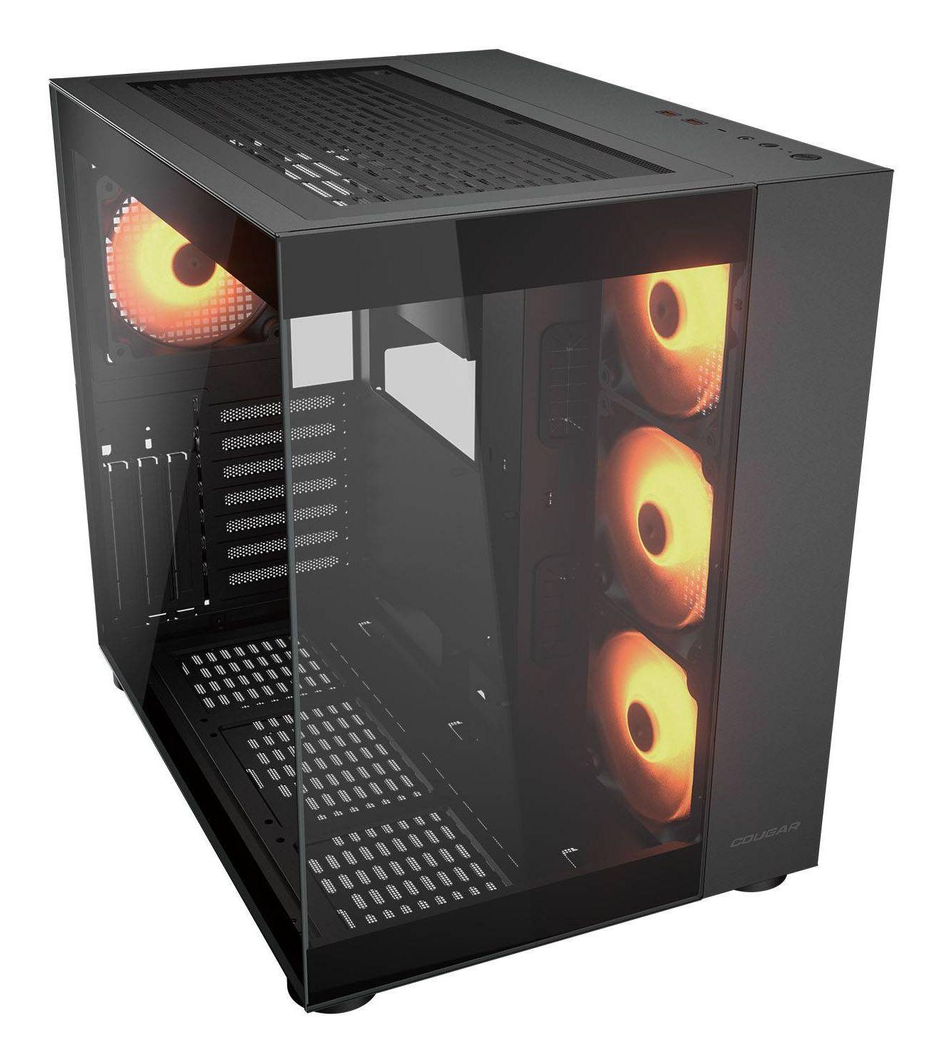 Caixa PC COUGAR FV150 ARGB (ATX, Micro ATX, Mini-ITX - Midi Tower - 180 mm - Preto) — miniatura 2