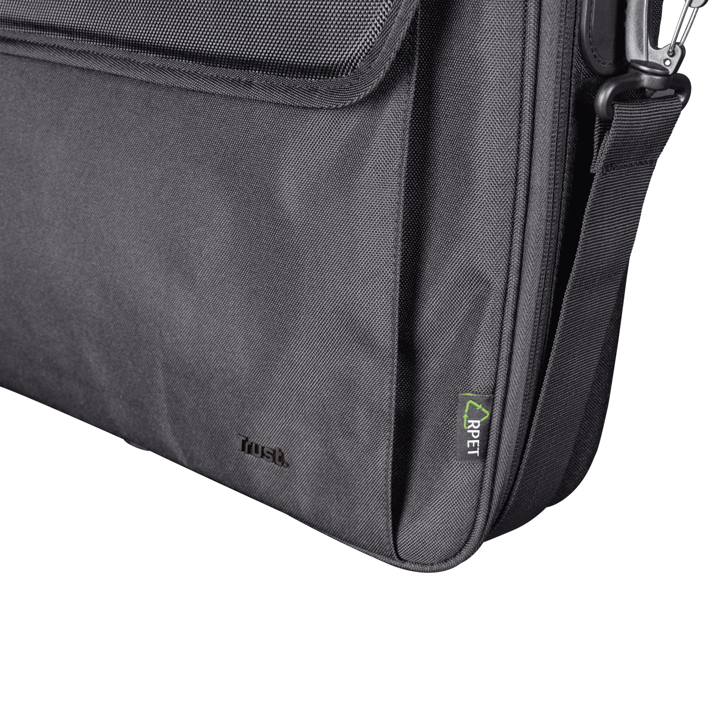 Mala para Portátil TRUST Atlanta (16" - Poliéster - 40,6 cm - Preto) — miniatura 5