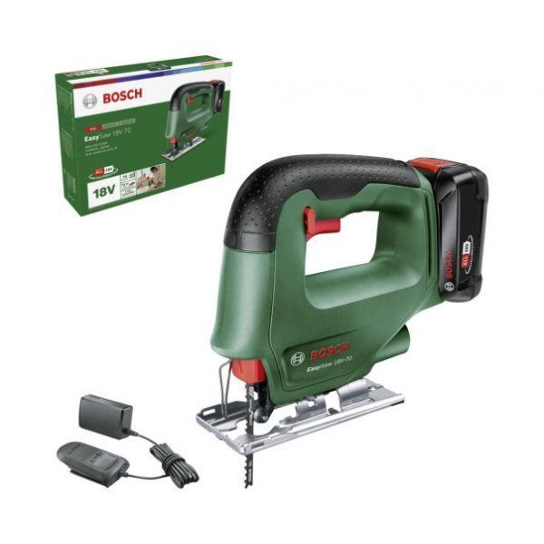 Serra Tico-Tico BOSCH EasySaw 18V-70 Set (Verde e Preto)