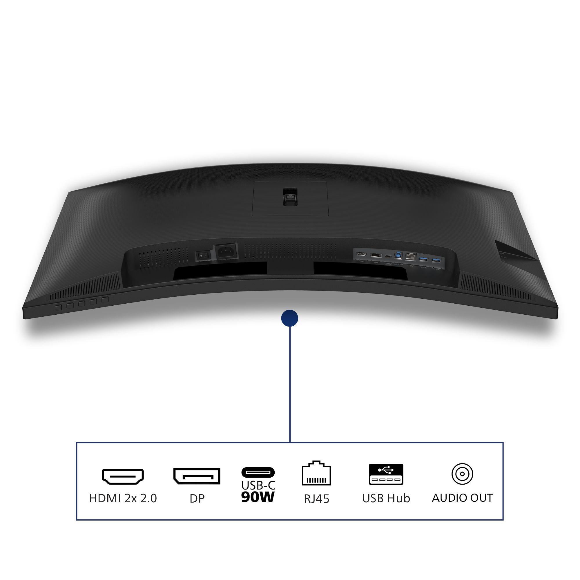 Monitor PHILIPS 34B2U3600C/00 (34" - VA - 120 Hz - Preto) — miniatura 4