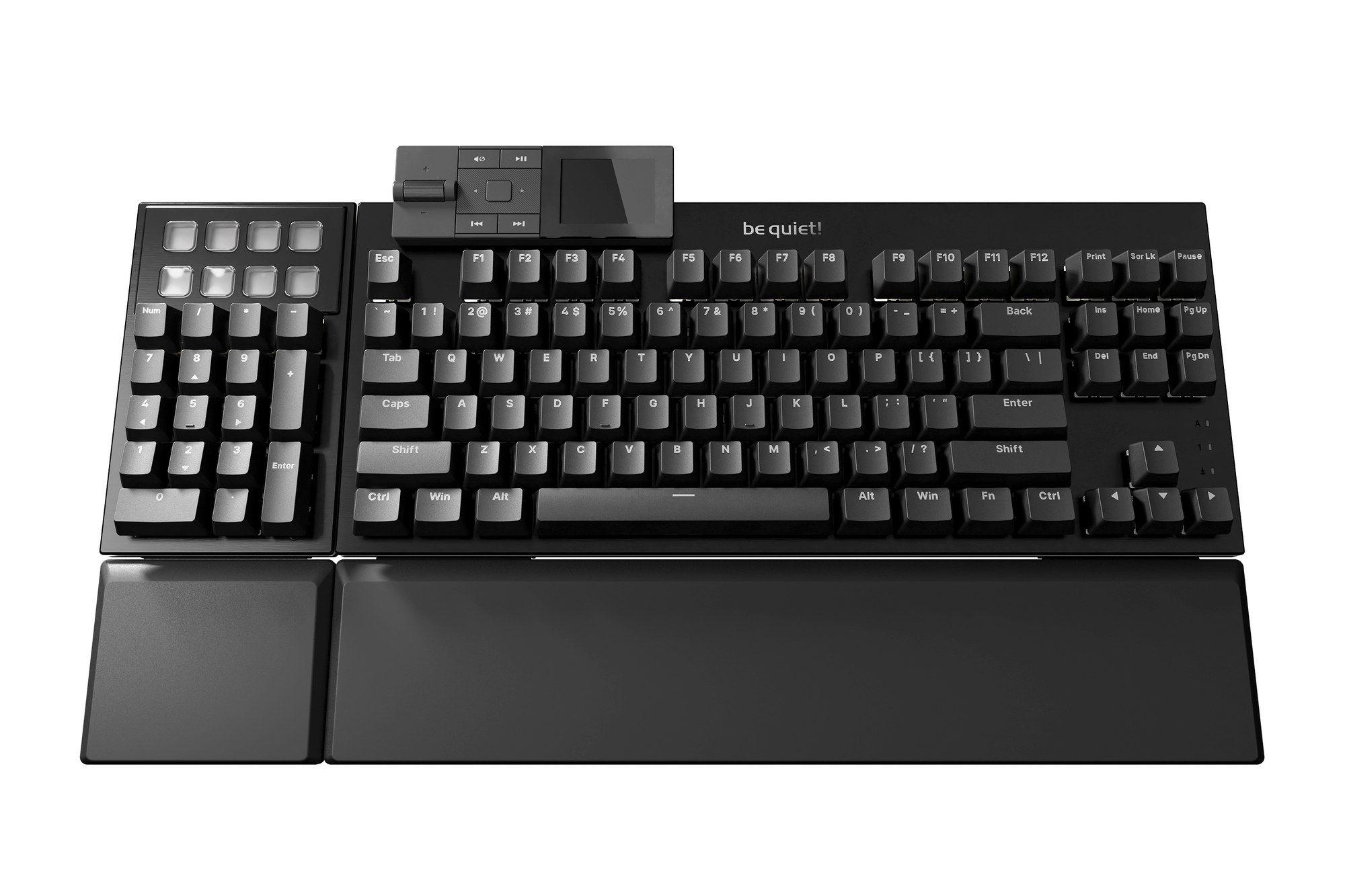 Teclado Gaming BE QUIET! Dark Mount Silent Linear (Alemão - be quiet! Silent Linear - Tamanho completo - Preto) — miniatura 5