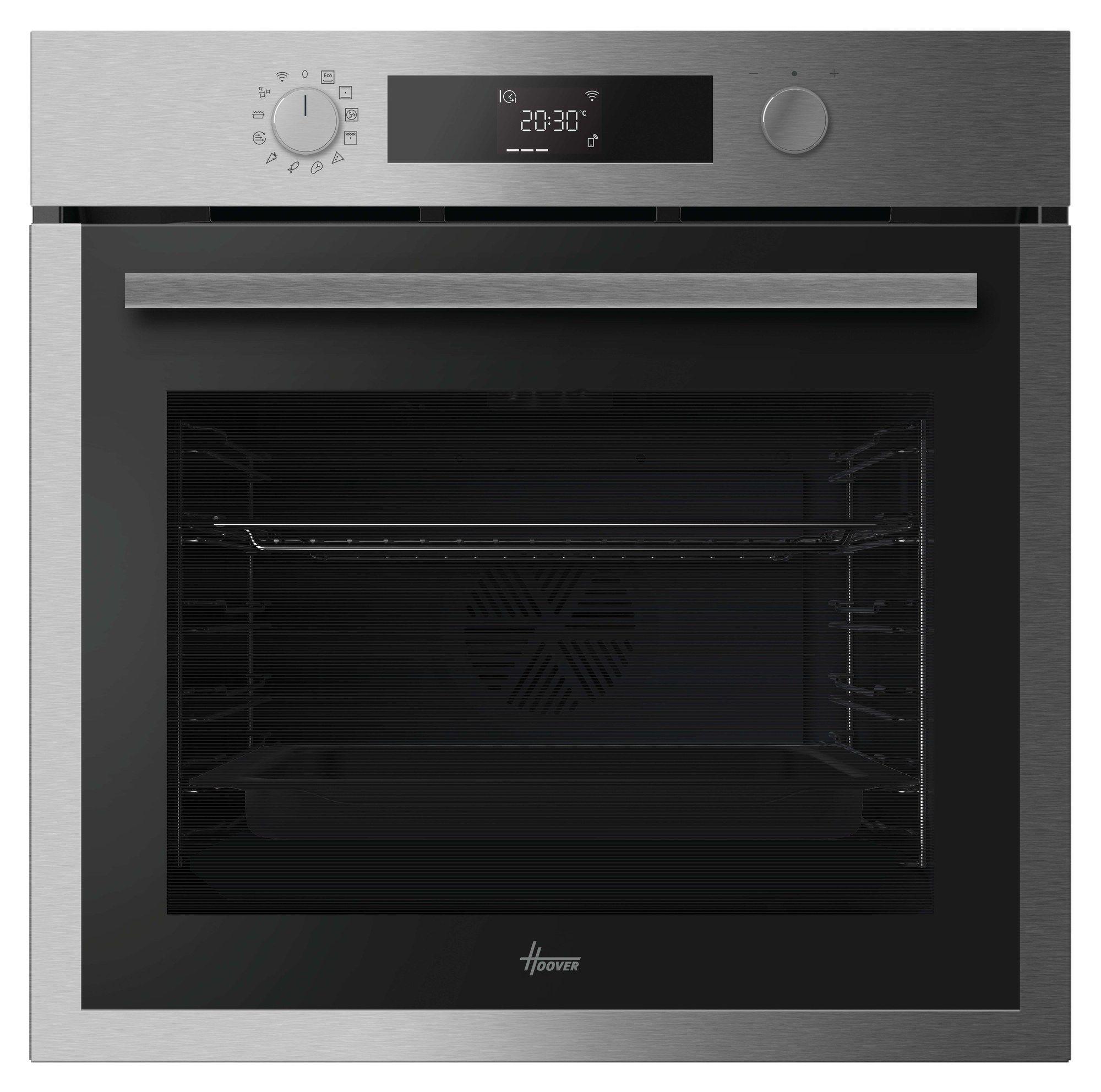Forno de Encastre HOOVER HO6UP5B3YTX (Forno elétrico - 78 l - Hidrolítico + Pirolítico - Inox)