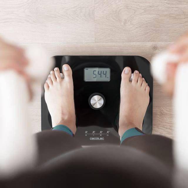 Balança Pessoal CECOTEC Surface Precision EcoPower 10100 Full Healthy (Vidro temperado - Preto) — miniatura 4