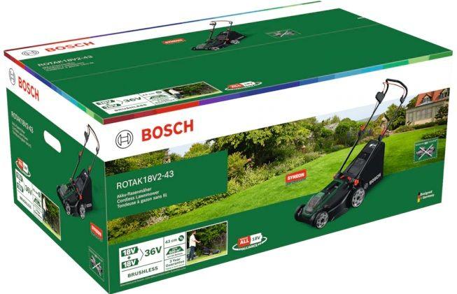 Corta-Relvas Sem Fios BOSCH POWERTOOLS Rotak 18V-43 Solo (18 V - 43 cm) — miniatura 4