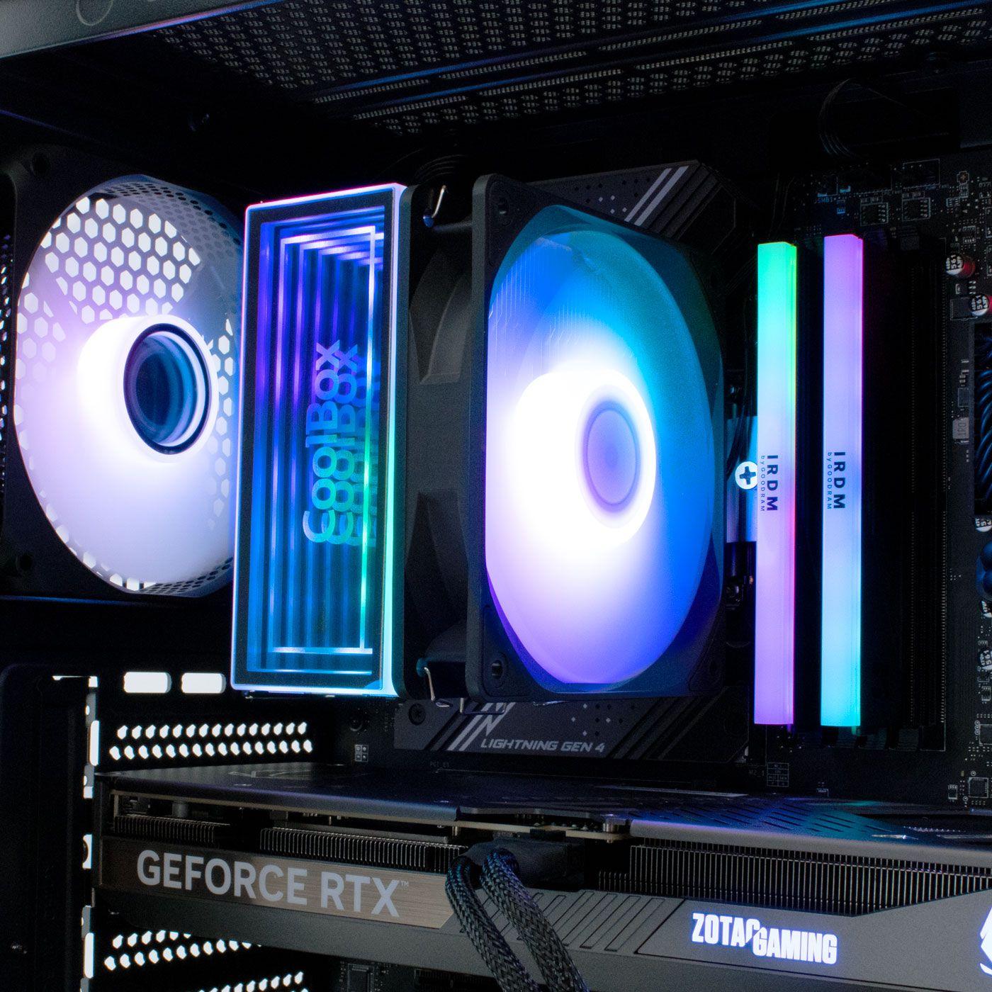 Dissipador de CPU COOLBOX Infinite Air120 (120 mm - 1800 RPM - Multi - Alumínio e Preto) — miniatura 8
