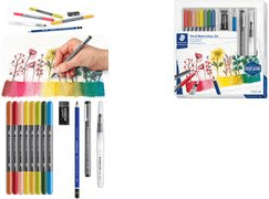 Conjunto de Marcadores Aguareláveis STAEDTLER Design Journey 61 3001-1 (12 Peças)