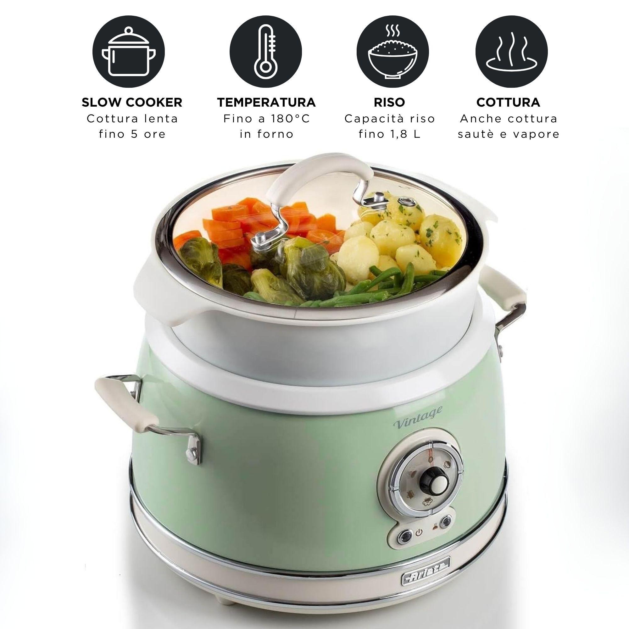 Panela de Arroz ARIETE Vintage 2904/04 (Altura 27,5 cm - Verde), miniatura 7