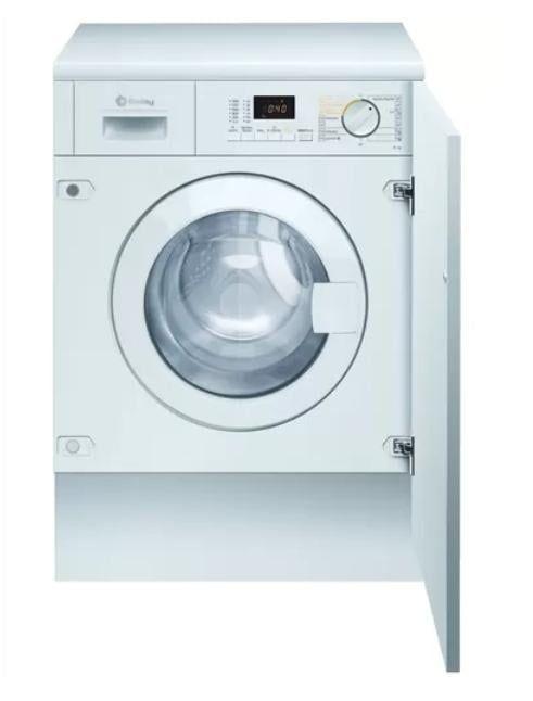 Máquina de Lavar e Secar Roupa Encastre BALAY 3TW773B (Altura 82 cm - 82 cm - 7 kg - Branco)
