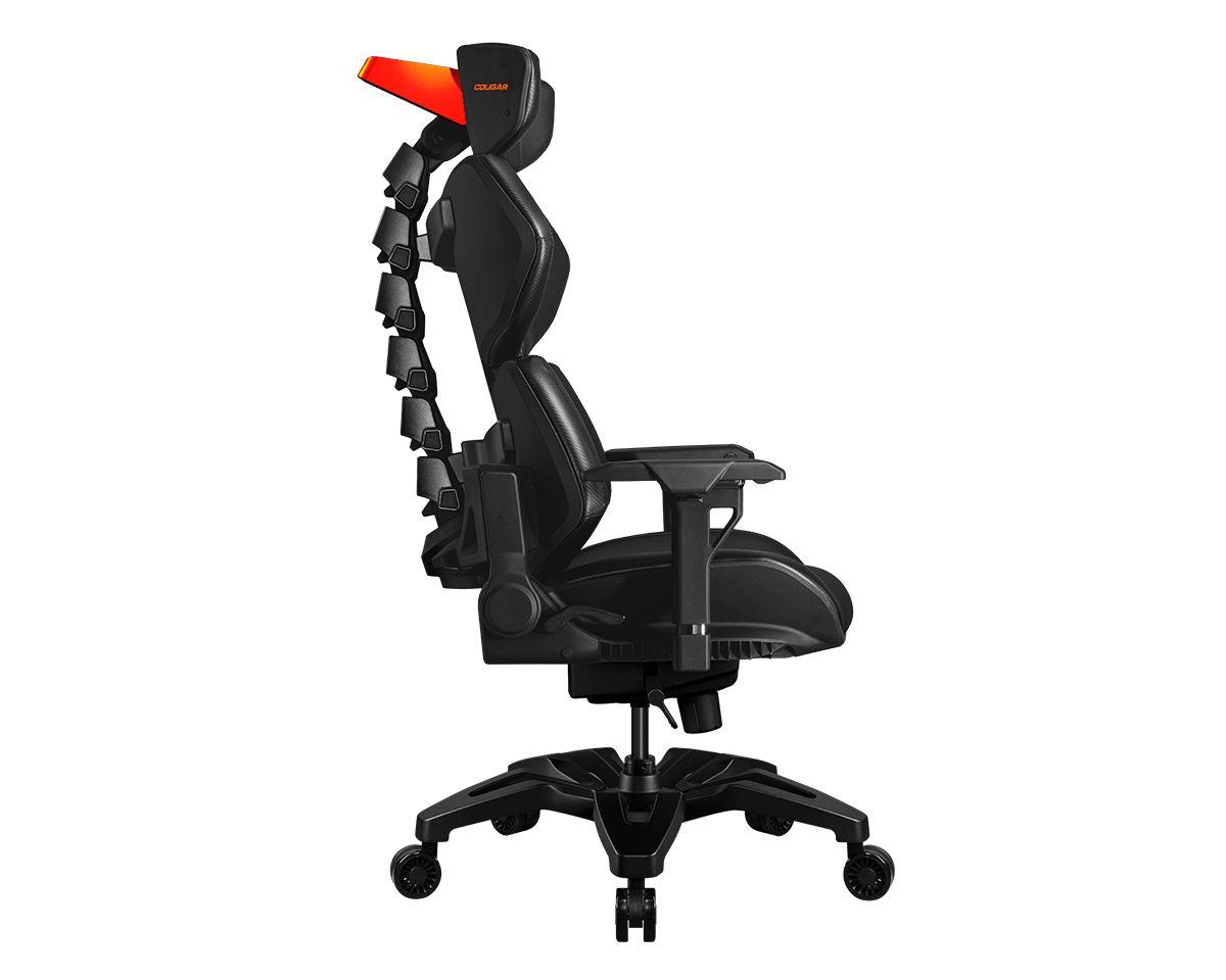 Cadeira Gaming COUGAR Terminator (135 kg - 137,5 cm - Imitação de pele - Preto), miniatura 2