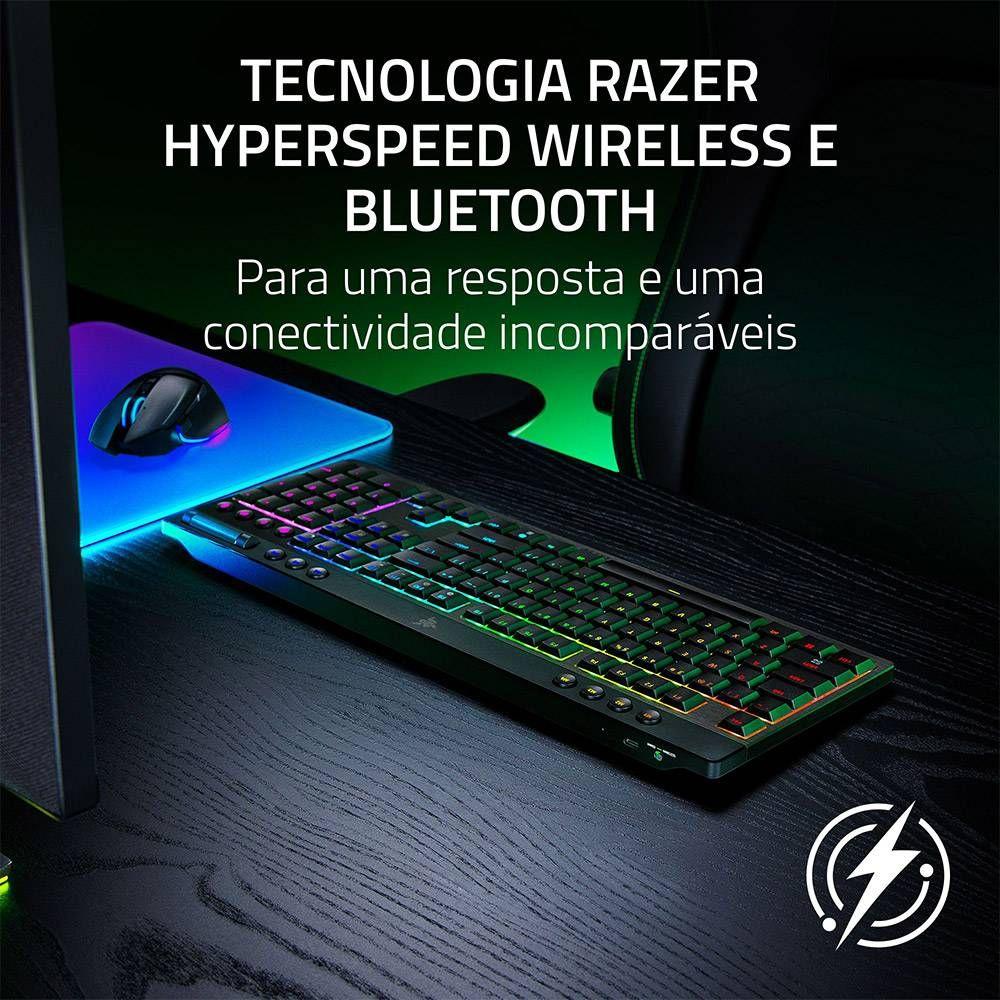 Teclado RAZER BlackWidow V4 Low-Profile HyperSpeed (Estados Unidos - Mecânico - Tamanho completo - Preto) — miniatura 4