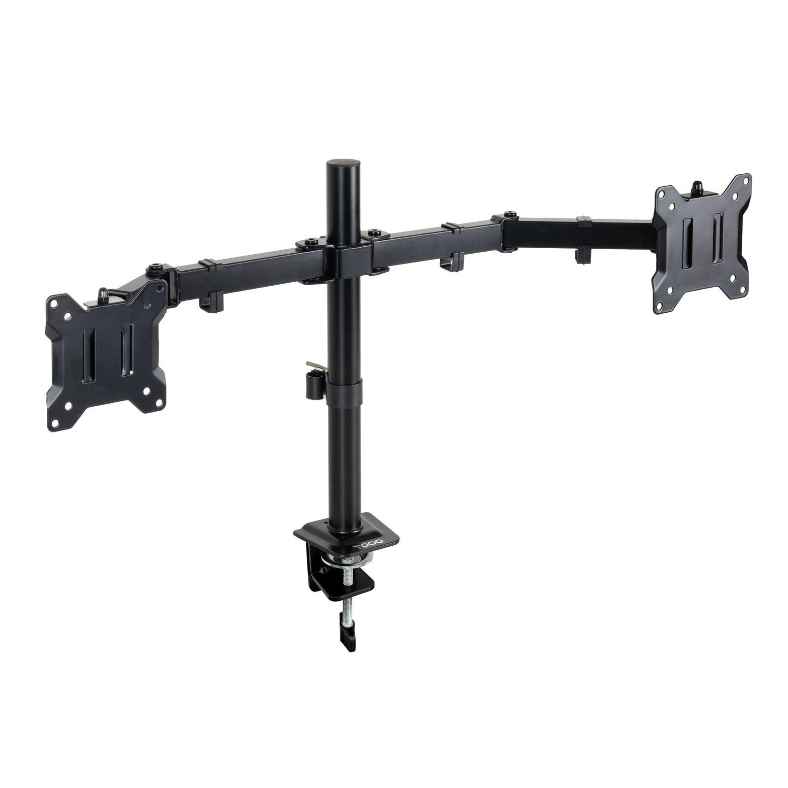 Suporte de Monitor Duplo TOOQ DB1802TN-B (17-27" - VESA 100x100 - Preto)