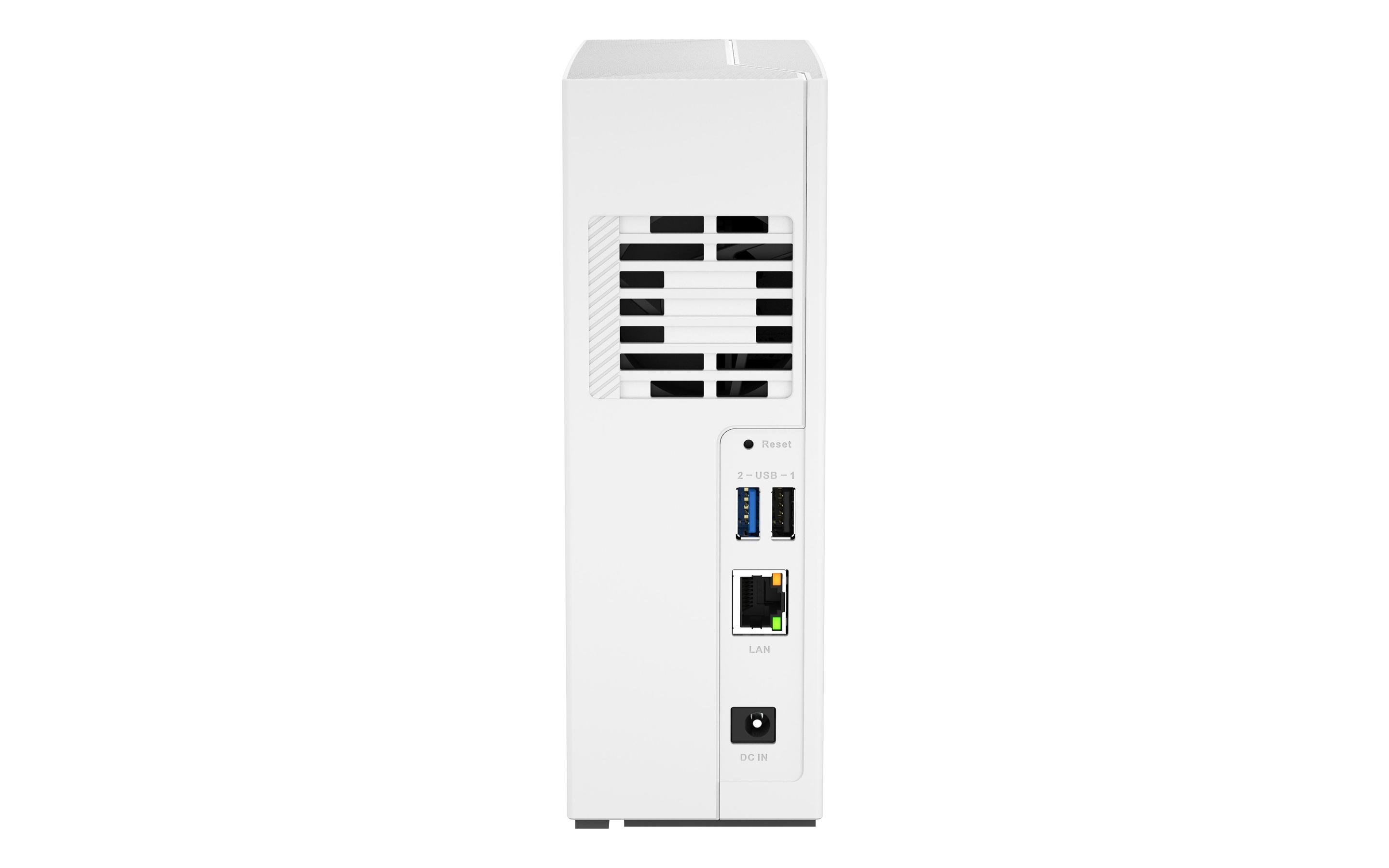 NAS QNAP TS-133 (Serial ATA II, Serial ATA III - 2 GB - 1 baia - Branco), miniatura 5