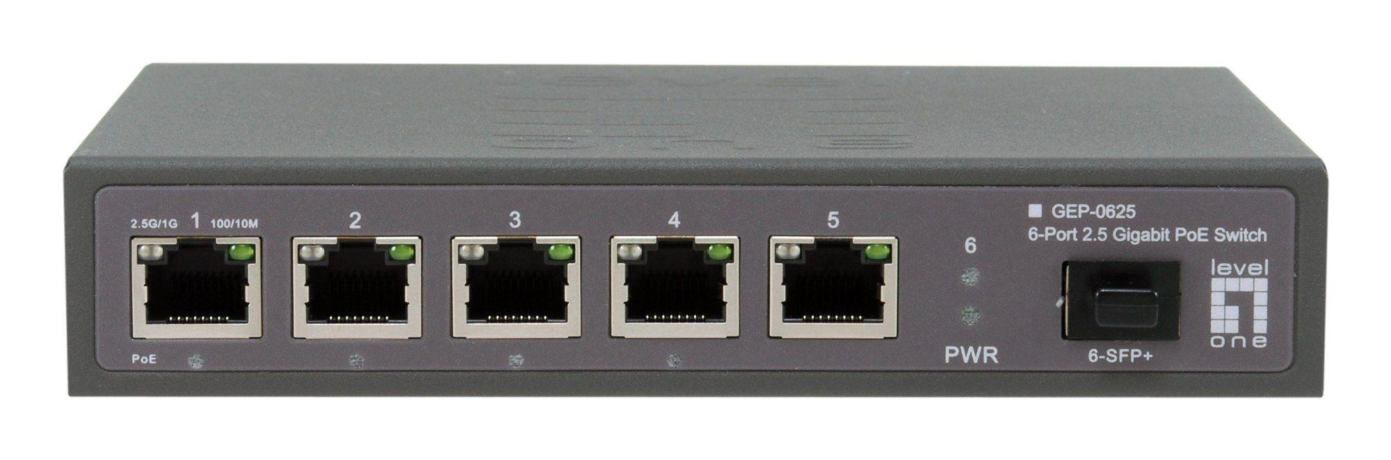 Switch LEVELONE GEP-0625 (2.5G Ethernet - 8 MB - 35 Gbit/s - Preto), miniatura 2