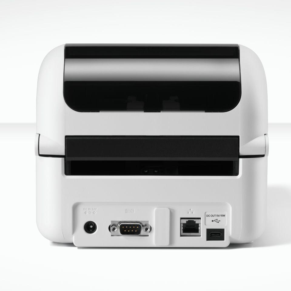 Impressora de Etiquetas e Talões BROTHER TD-4425DN (AC, USB - Com fios - Cinzento e Branco), miniatura 8