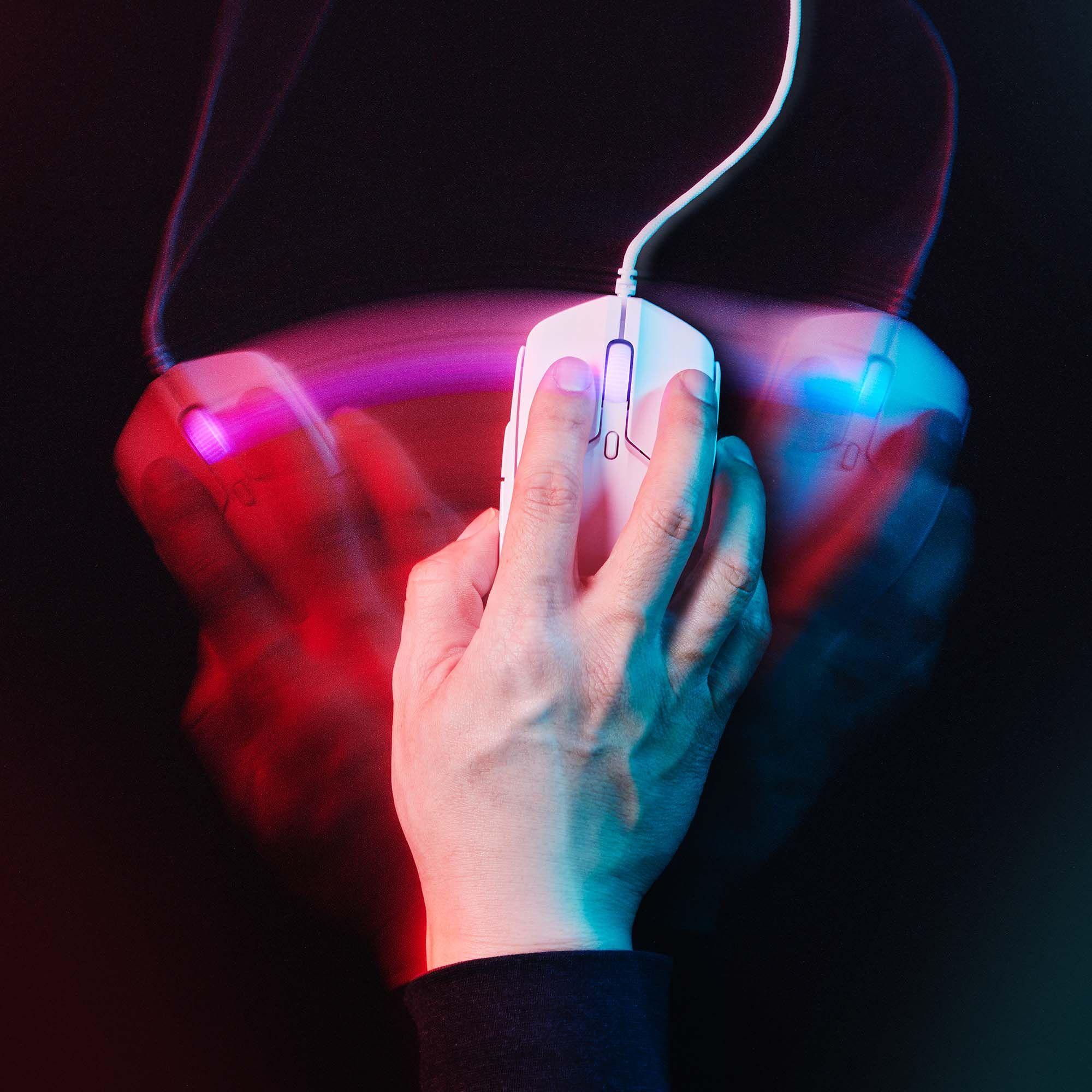 Rato HYPERX Pulsefire Haste 2 (Ambidestro - 26000 DPI - Óptico - Branco) — miniatura 5