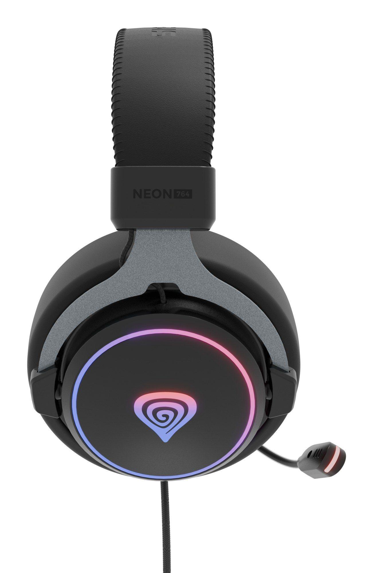 Headset Gaming GENESIS Neon 764 (Binaural - Com fios - Circum-aural - Preto), miniatura 4