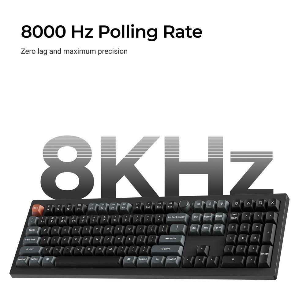 Teclado KEYCHRON V6 Ultra 8K V6U-D4 (100% - USB-C - Preto), miniatura 4