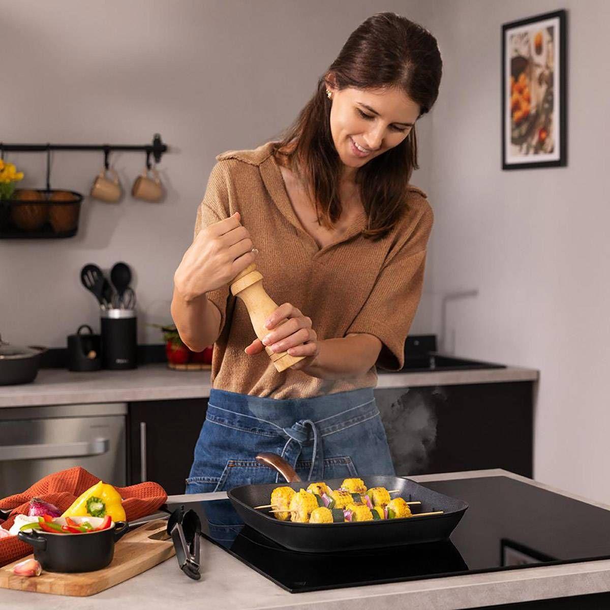 Frigideira Grill CECOTEC Polka Fantasy Golden (Alumínio forjado - 28 cm - Preto), miniatura 2