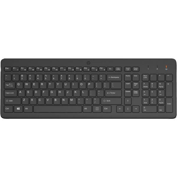 Teclado HP 225 (QWERTY - Plunger key switch - Tamanho completo - Preto)