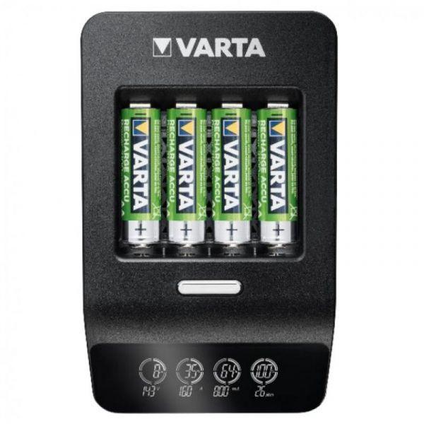 Carregador de Pilhas VARTA LCD Ultra Fast Charger+ (AA, AAA - AC - Preto), miniatura 2