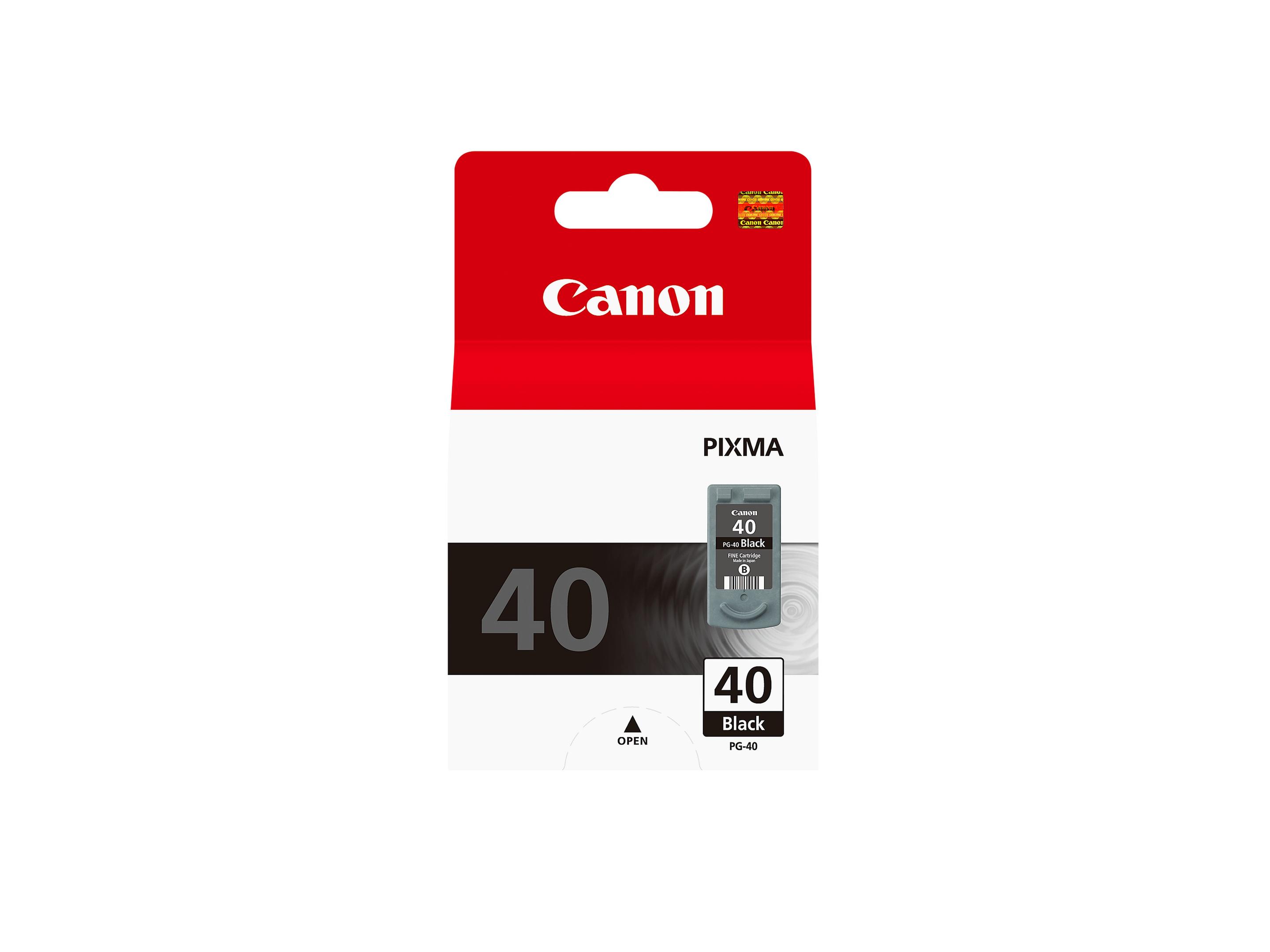Tinteiro CANON PG-40 (760 folhas - Preto)