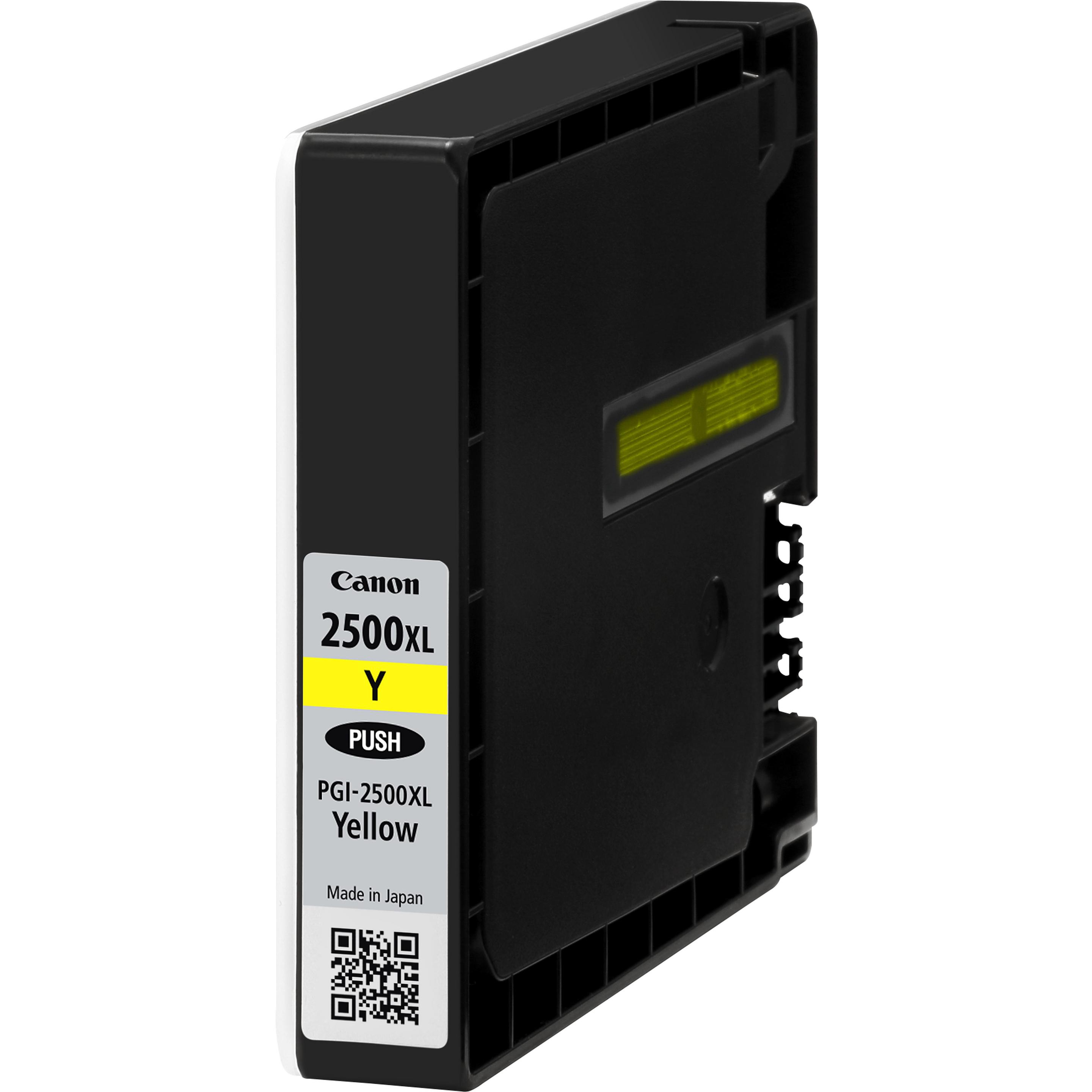 Tinteiro CANON PGI-2500XL Y (1520 páginas - Canon MAXIFY iB4050 - Amarelo)