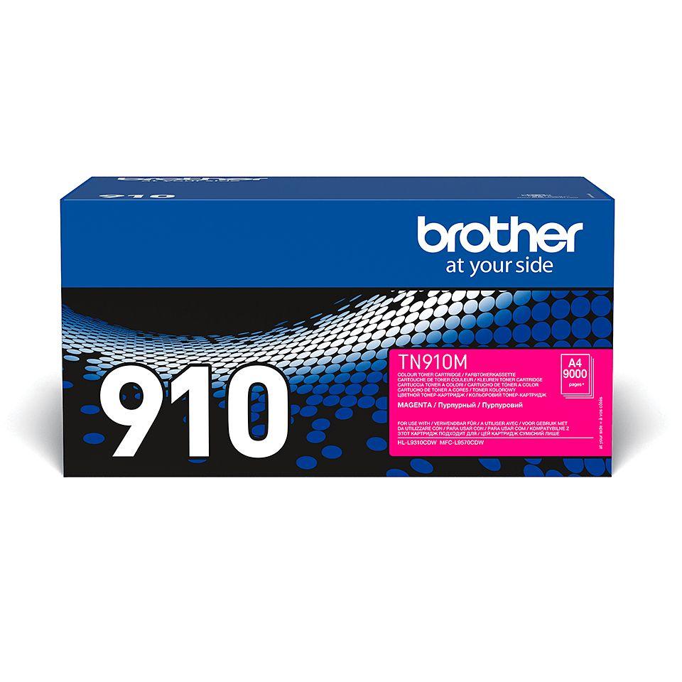 Toner BROTHER TN-910M (9000 páginas - Magenta)
