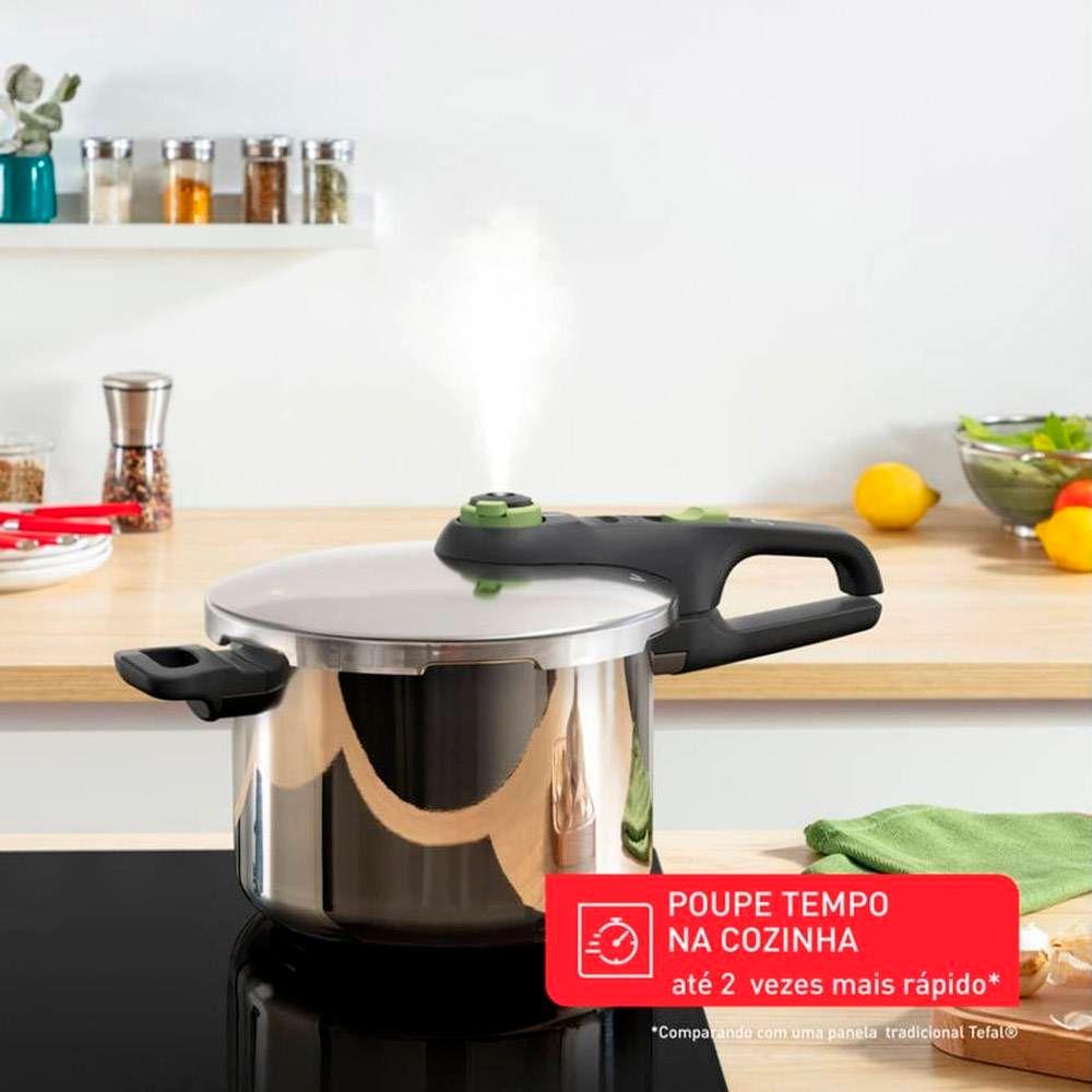 Panela de Pressão TEFAL P2580703 Secure Trendy (Altura 25,05 cm - Inox) — miniatura 3