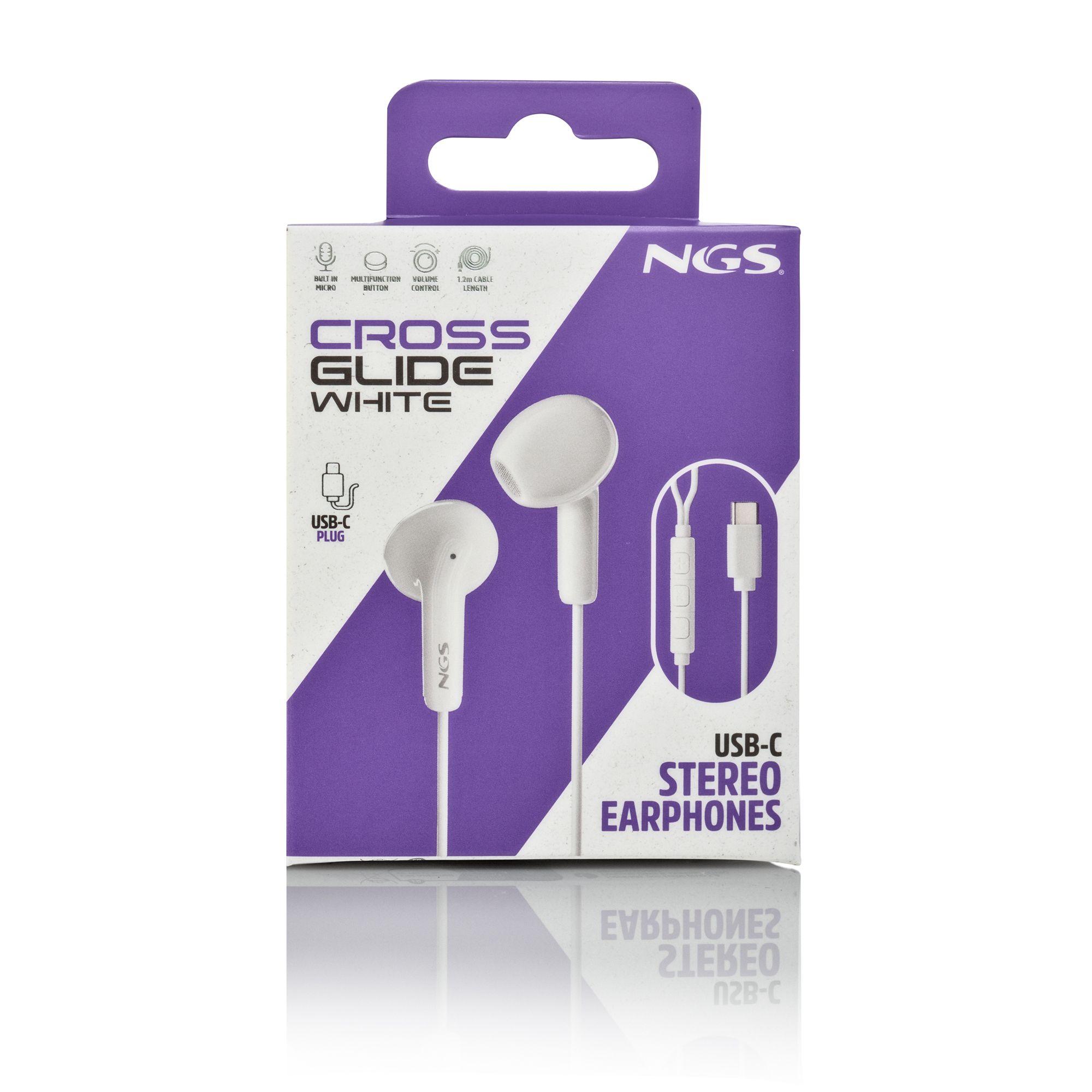 Auscultadores NGS Cross Glide (Binaural - Com fios - Intra-aural - Branco), miniatura 7