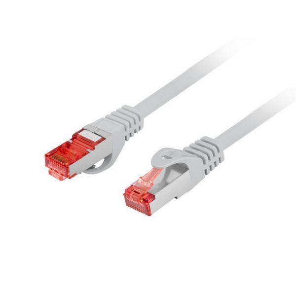 Cabo de Rede LANBERG PCF6-10CU-0025-S (0,25 m - Cat. 6 - RJ-45 - Cinzento), miniatura 3