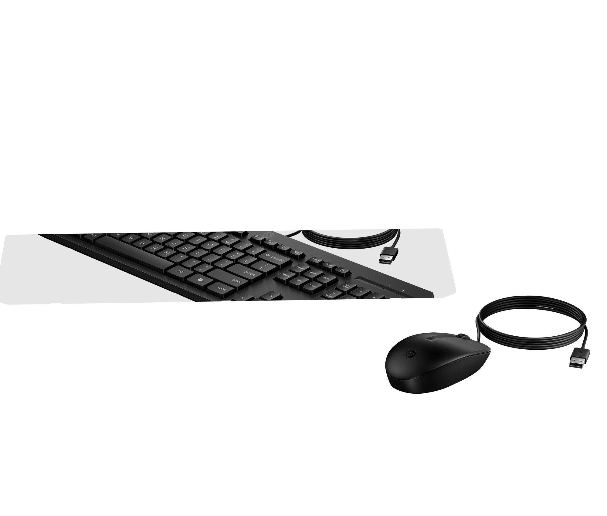 Conjunto de Teclado e Rato HP Combo 225 (Plunger - Tamanho completo - USB - Preto), miniatura 2