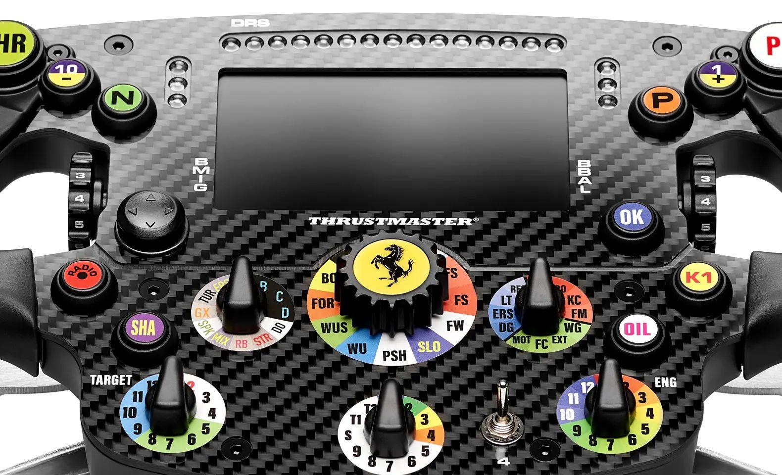Volante Gaming THRUSTMASTER Formula Wheel Add-On Ferrari SF-25 Edition (Ecrã 4,3" - Fibra de Carbono - Preto) — miniatura 6