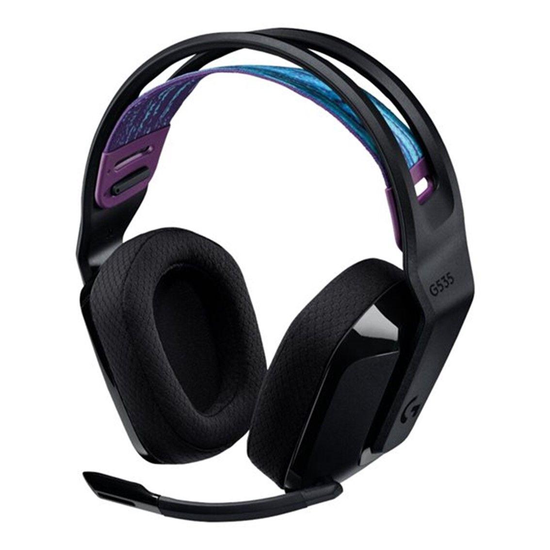 Headset Gaming LOGITECH G535 (Binaural - Sem fios - Circum-aural - Preto)