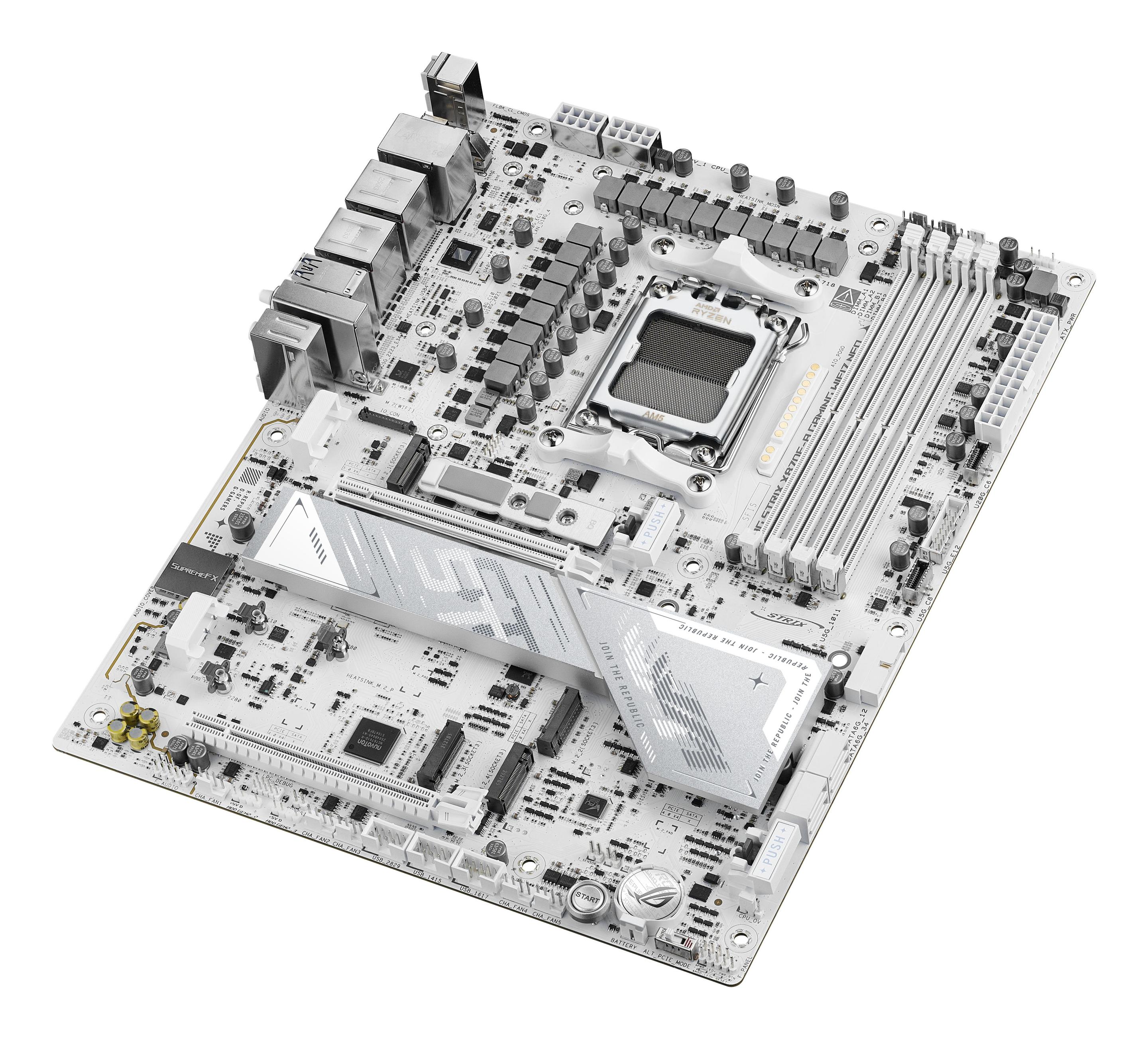 Motherboard ASUS ROG STRIX X870E-A GAMING WIFI7 NEO (AM5 - ATX - Duplo canal - Multicor) — miniatura 7