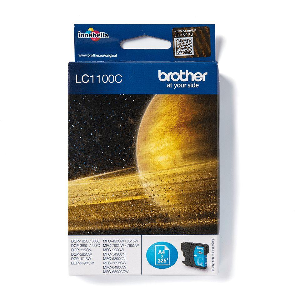 Tinteiro BROTHER LC1100C (325 páginas - Ciano)