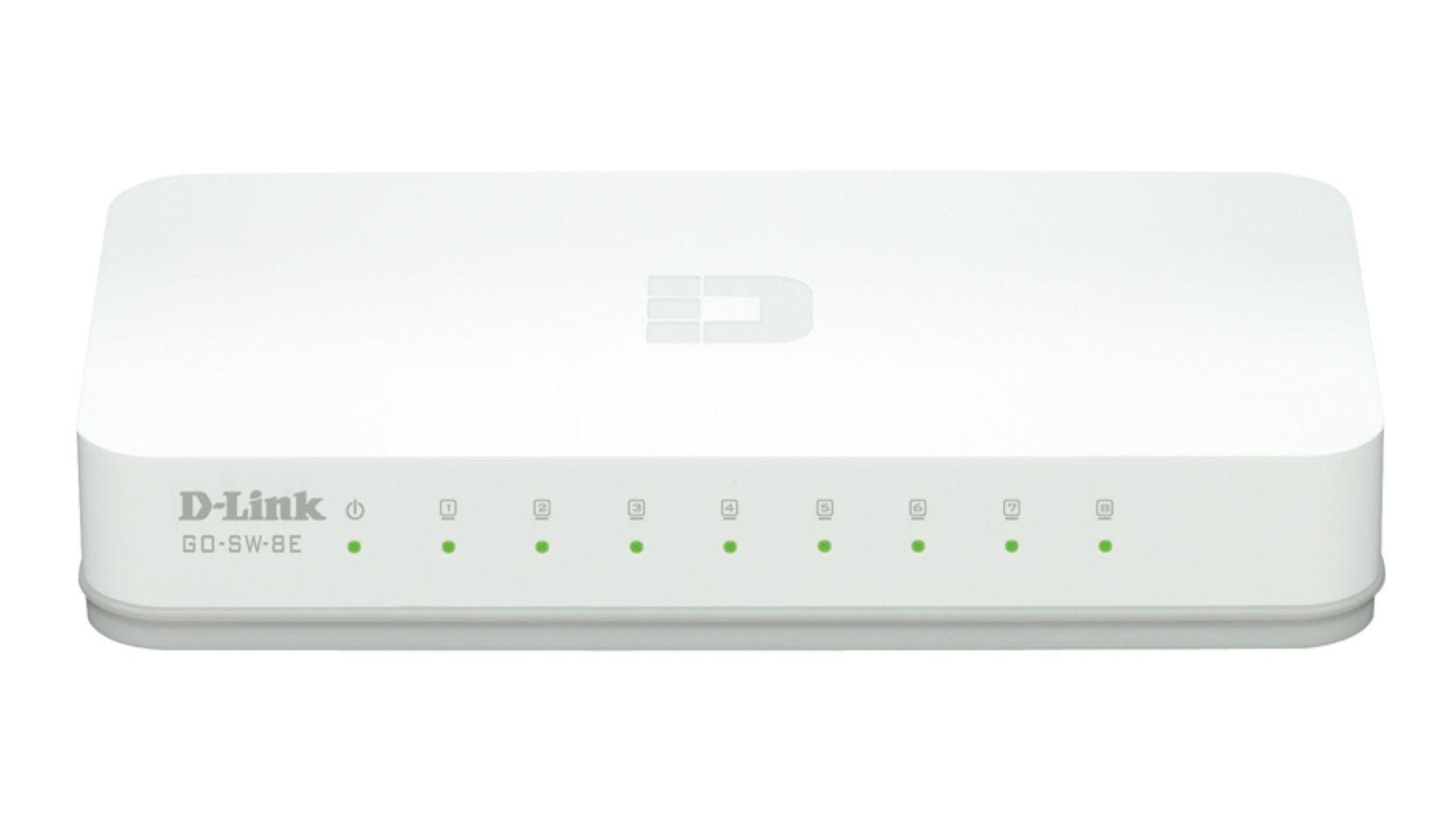 Switch D-LINK GO-SW-8E/E (Fast Ethernet - 128 KB - Até 100 Mbps - Branco)
