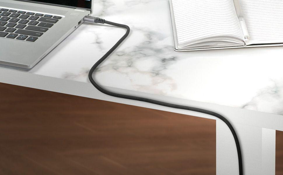 Cabo USB-C Magnético ADATA CACCU3-100W-100AN-BK (1 m - USB C - Preto) — miniatura 8