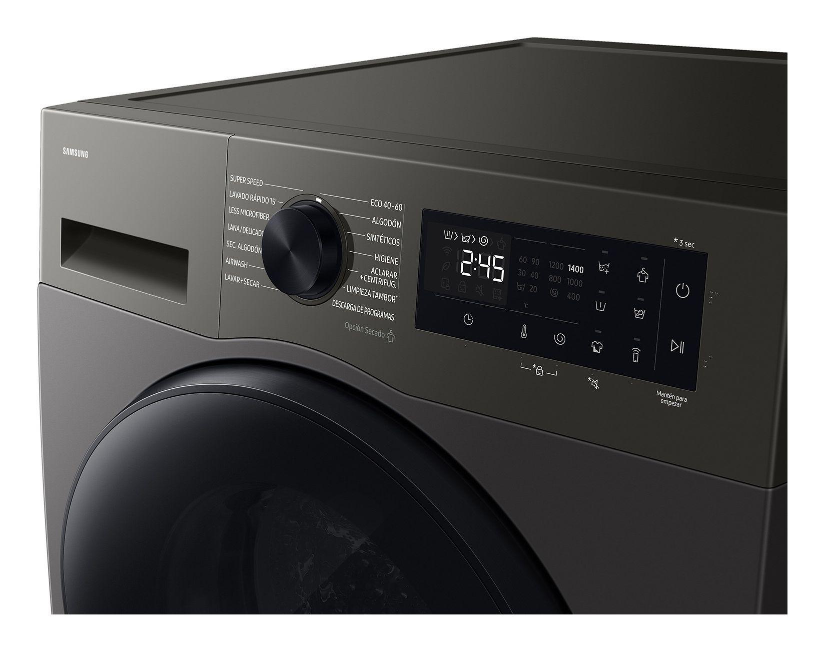 Máquina de Lavar e Secar Independente SAMSUNG WD90HG5U34BXEC (B - 9 kg - 6 kg - Inox), miniatura 4