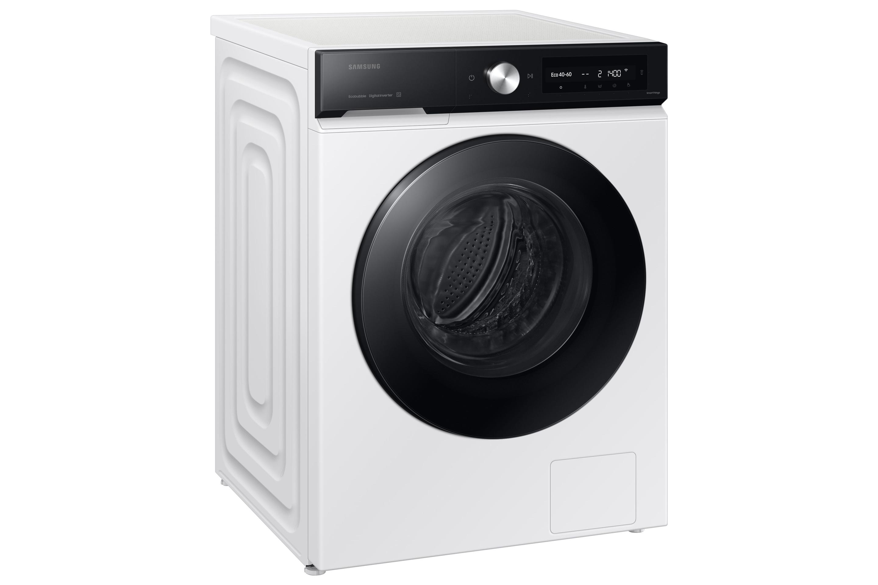 Máquina de Lavar Roupa Independente SAMSUNG WW90DB7U94GEU3 (1400 RPM - B - A - Branco) — miniatura 3