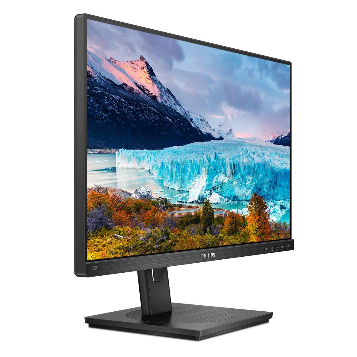 Monitor PHILIPS 242S1AE/00 (23,8" - IPS - 75 Hz - Preto) — miniatura 2