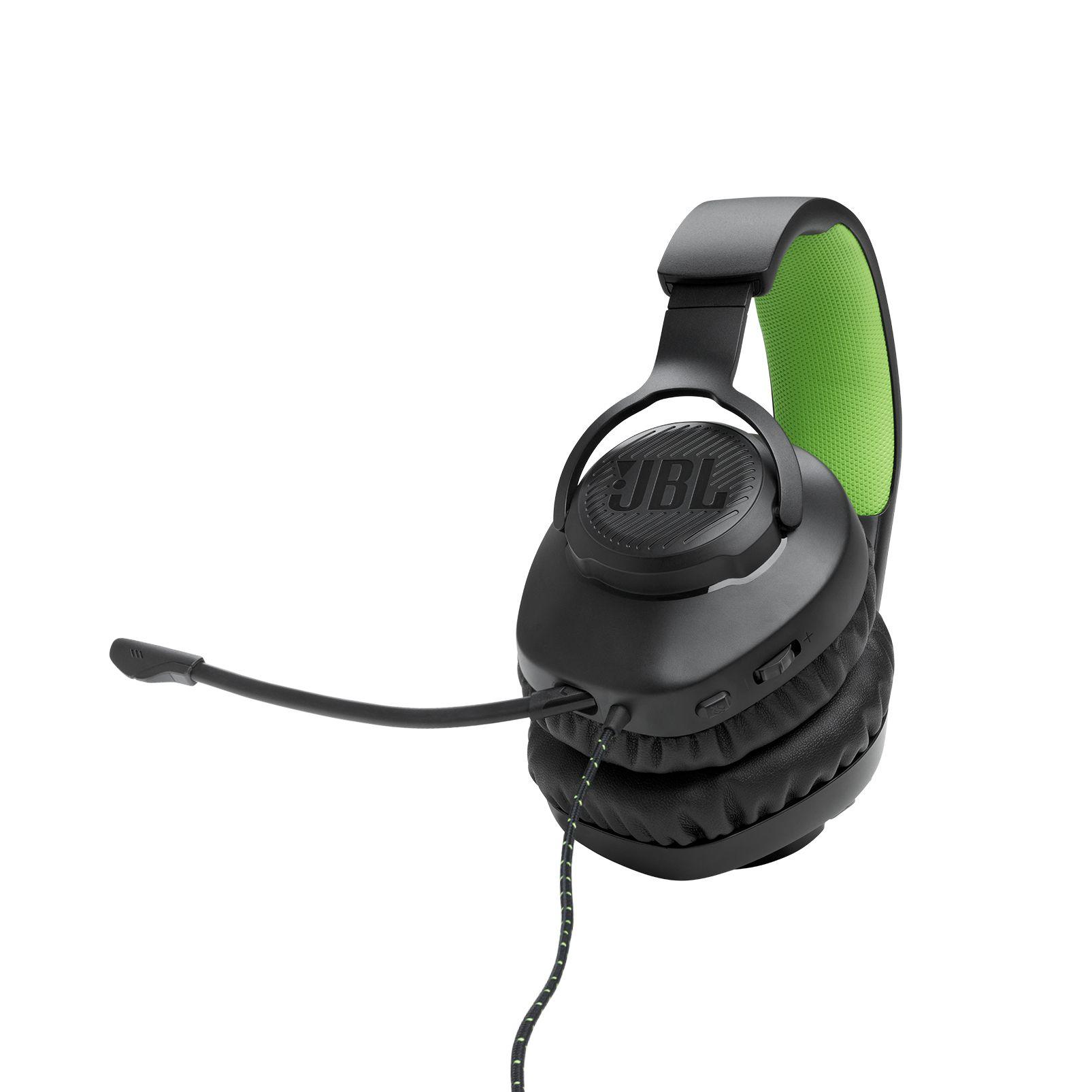 Headset Gaming JBL Quantum 100X (Binaural - Com fios - Circum-aural - Preto/Verde) — miniatura 5
