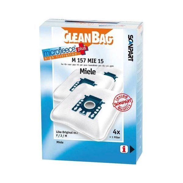Sacos para Aspirador SCANPART M157MIE15 (4 sacos - 1 filtro - MicroFleece+), miniatura 2