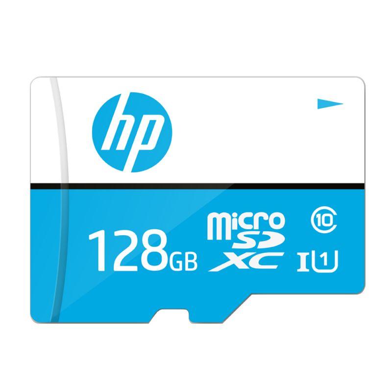 Cartão de Memória HP HFUD128-1U1BA (128GB - Classe 10 - 100MB/s - Azul e Branco)