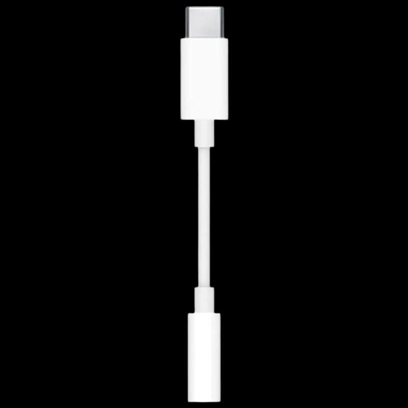 Adaptador USB-C para Auscultadores APPLE MU7E2ZM/A (USB-C - 3,5 mm - Branco), miniatura 2